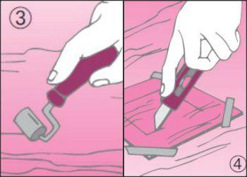 Sostituire parte dell'impiallacciatura danneggiata